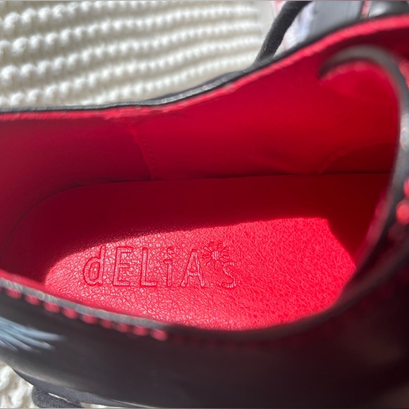 New Without Box Delia’s Talk Is Cheap Platform Oxfords, Size 7M - Picture 15 of 16